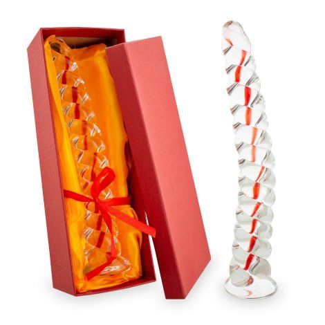 Dildo consolador de vidrio
