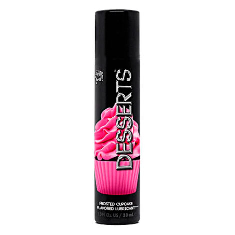 Wet® Desserts® Lubricante con Sabor a Cupcake con Glaseado de Fresa