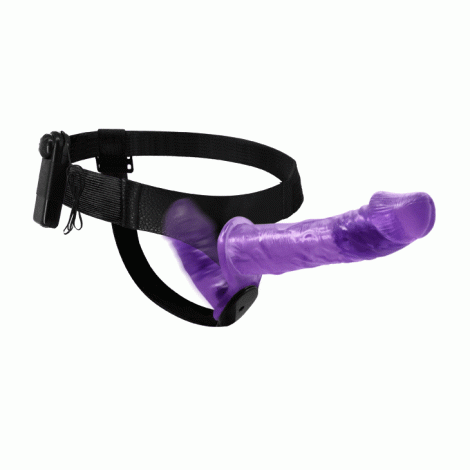 Arnés Doble Vibración Ultra Pasionate Morado
