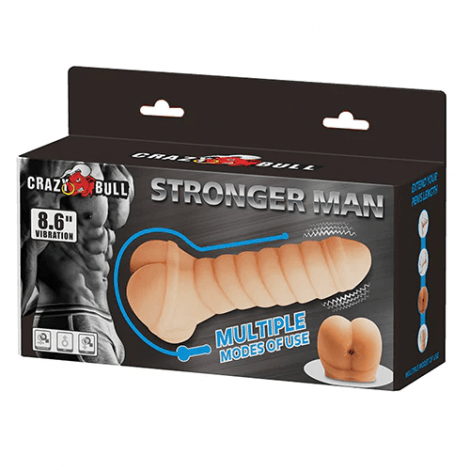 Masturbador Masculino Funda Crazy Bull Stronger Man 3