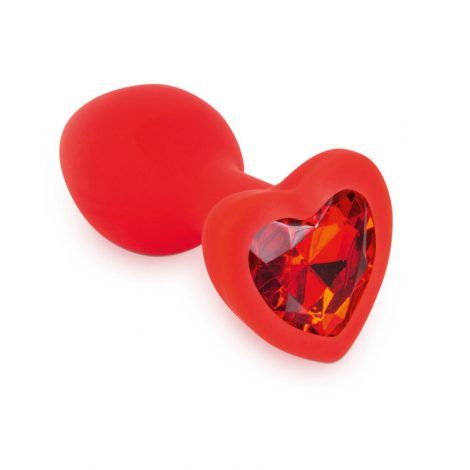 Plug Joya Anal Corazón de Silicona Biomédica 1