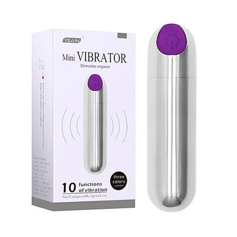Bala vibradora 10 funciones recargable