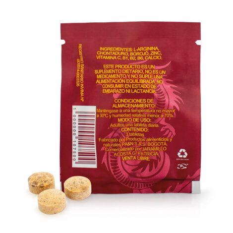 potenciador sexual y suplemento dietario emental x3 unidades