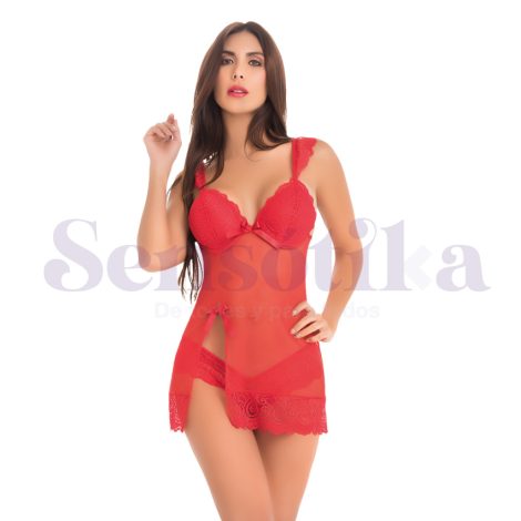 Baby doll embrujo color rojo