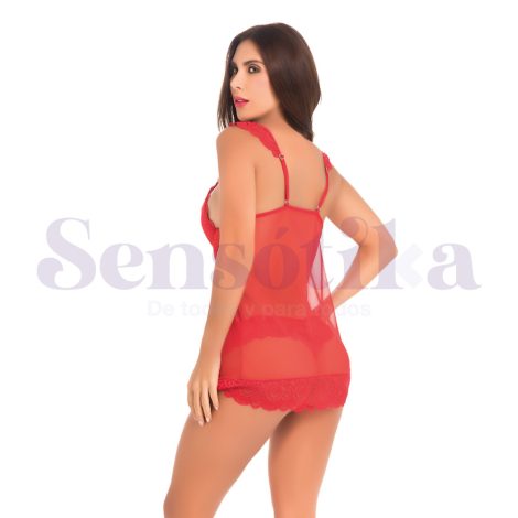 Baby doll embrujo color rojo