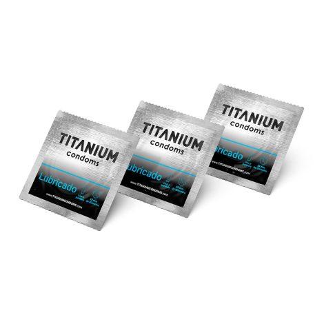 Condones lubricados marca titanium