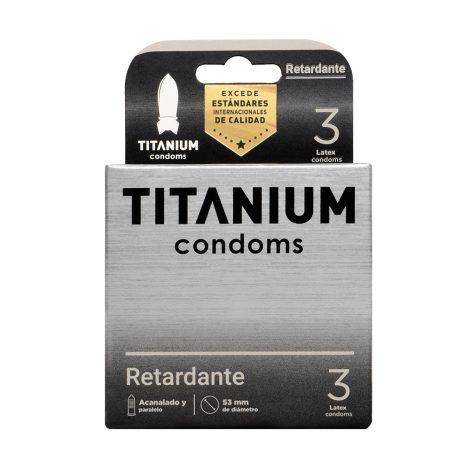 condón masculino retardante titanium