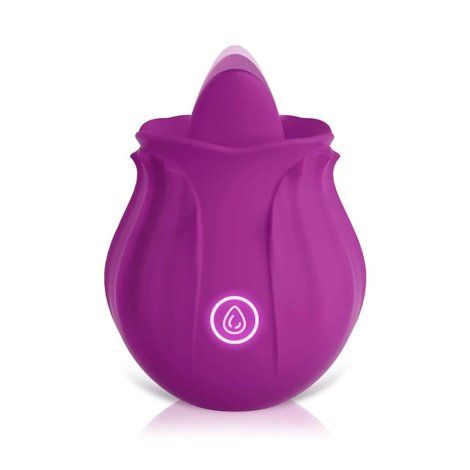 Vibrador Con Lengua en forma de Rosa Love Tongue