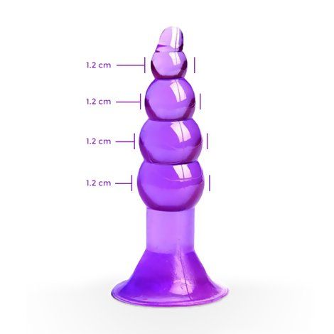 Plug anal Acostumbrador Anal con medidas detalladas